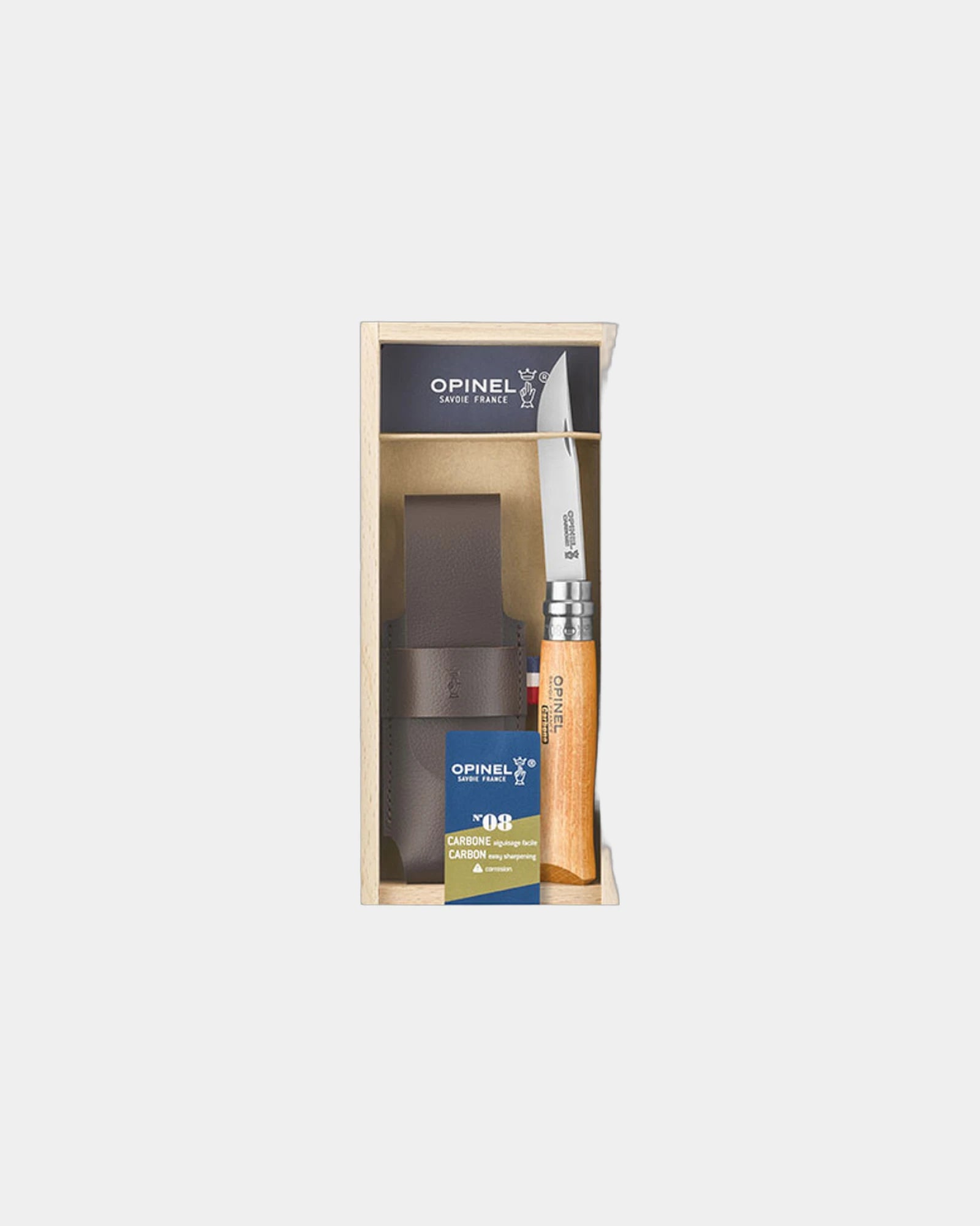 Messer Opinel N°08 Carbone zum Personalisieren - Beige